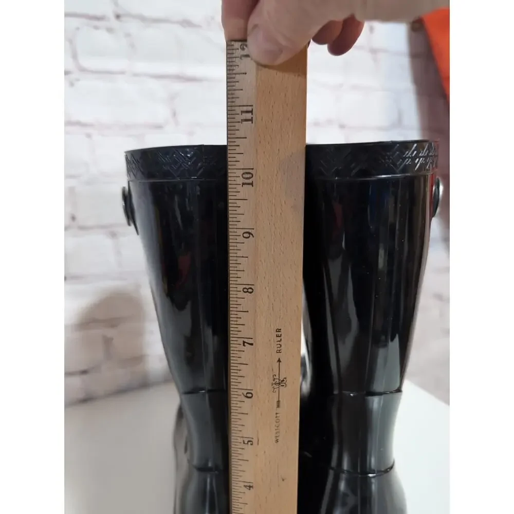 UGG Sienna Women's Sz 7 Black Rubber Rain Boots